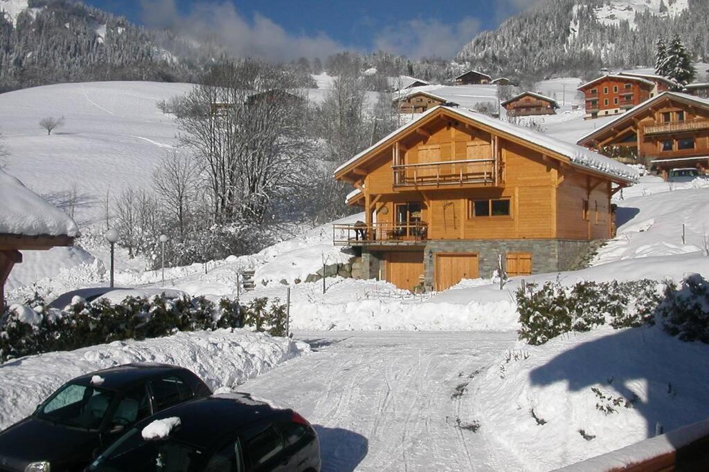 A4 Km De Megeve Tres Joli Studio Avec Jacuzzi ,Vue Sur Les Montagnes Au Calme Праз-сюр-Арли Екстериор снимка