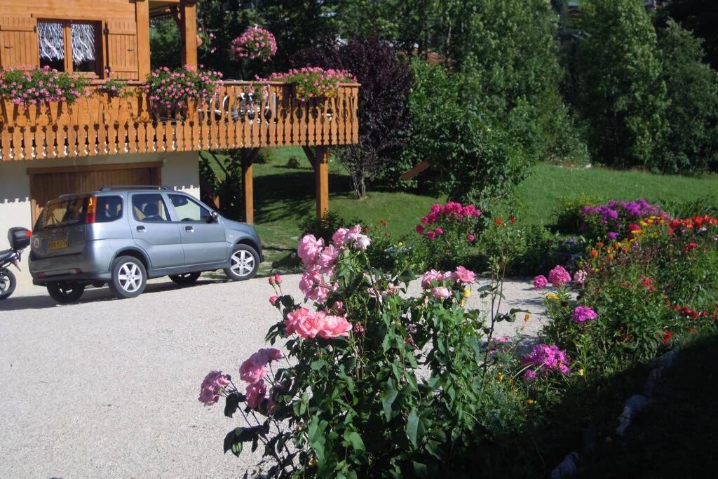 A4 Km De Megeve Tres Joli Studio Avec Jacuzzi ,Vue Sur Les Montagnes Au Calme Праз-сюр-Арли Екстериор снимка