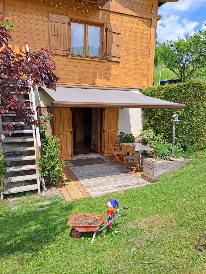 A4 Km De Megeve Tres Joli Studio Avec Jacuzzi ,Vue Sur Les Montagnes Au Calme Праз-сюр-Арли Екстериор снимка