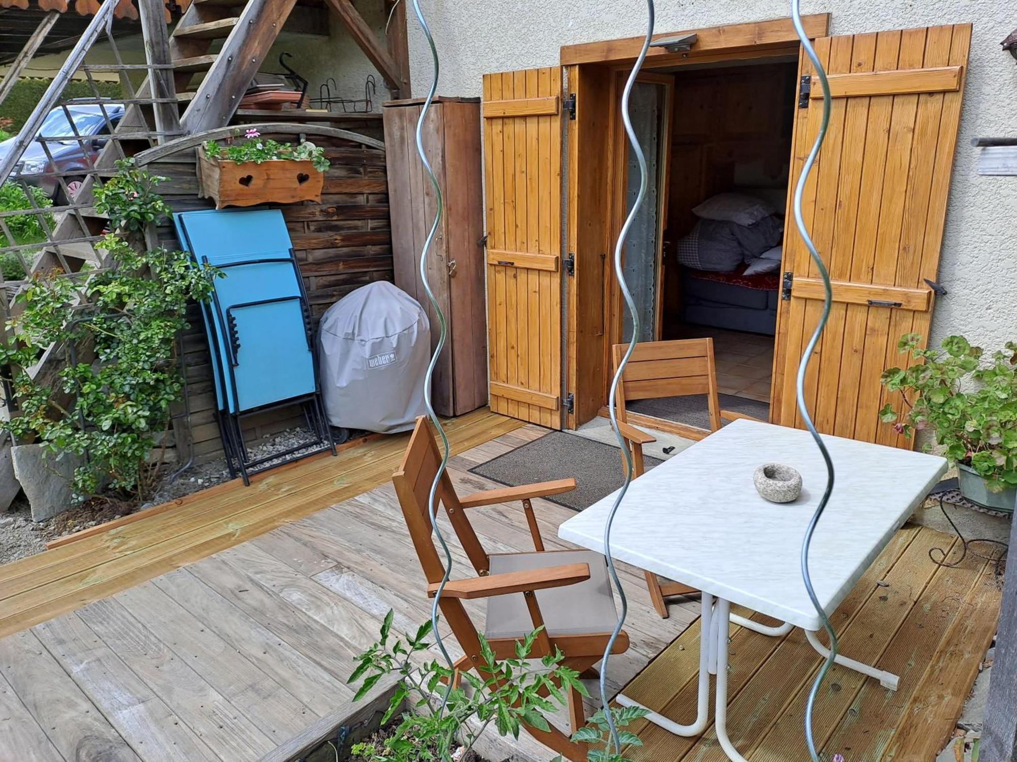 A4 Km De Megeve Tres Joli Studio Avec Jacuzzi ,Vue Sur Les Montagnes Au Calme Праз-сюр-Арли Стая снимка