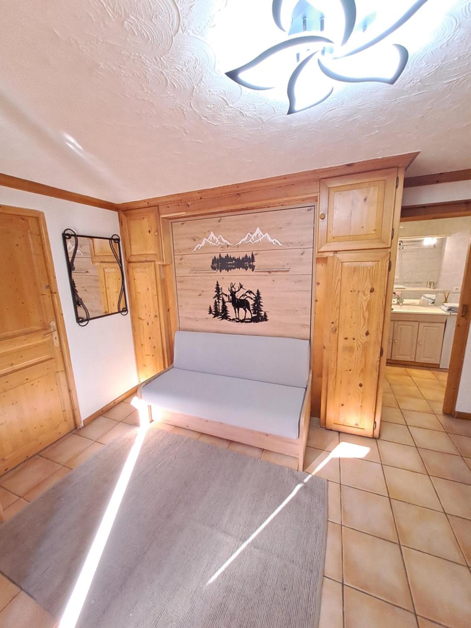 A4 Km De Megeve Tres Joli Studio Avec Jacuzzi ,Vue Sur Les Montagnes Au Calme Праз-сюр-Арли Екстериор снимка